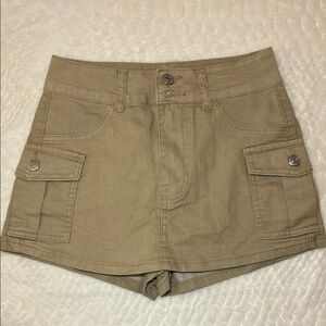 SHEIN Tan Women's Cargo Shorts